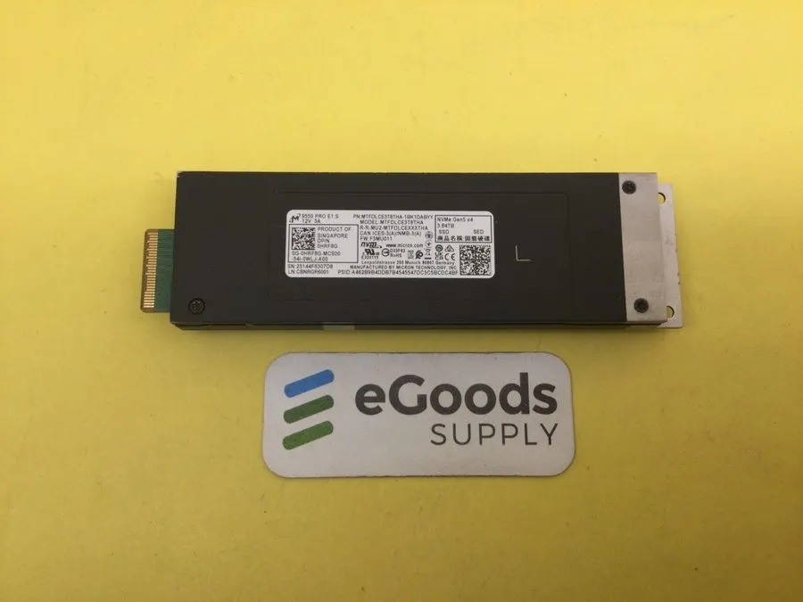 SSD-накопитель Micron SSD 9550 PRO 3.84TB E1.S (NVMe )PCIe 5.0 x4 MTFDLCE3T8THA