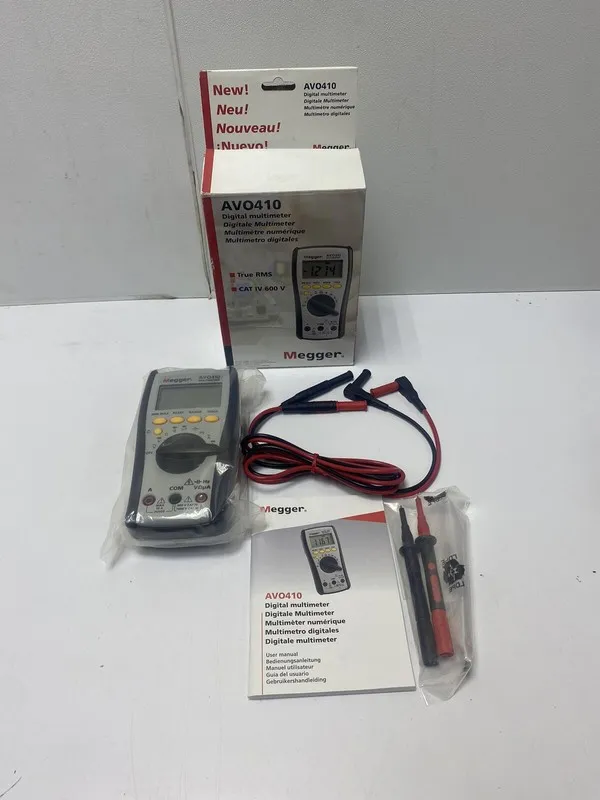 Мультиметр Megger AVO410 True RMS Digital Multimeter + Leads and Probes