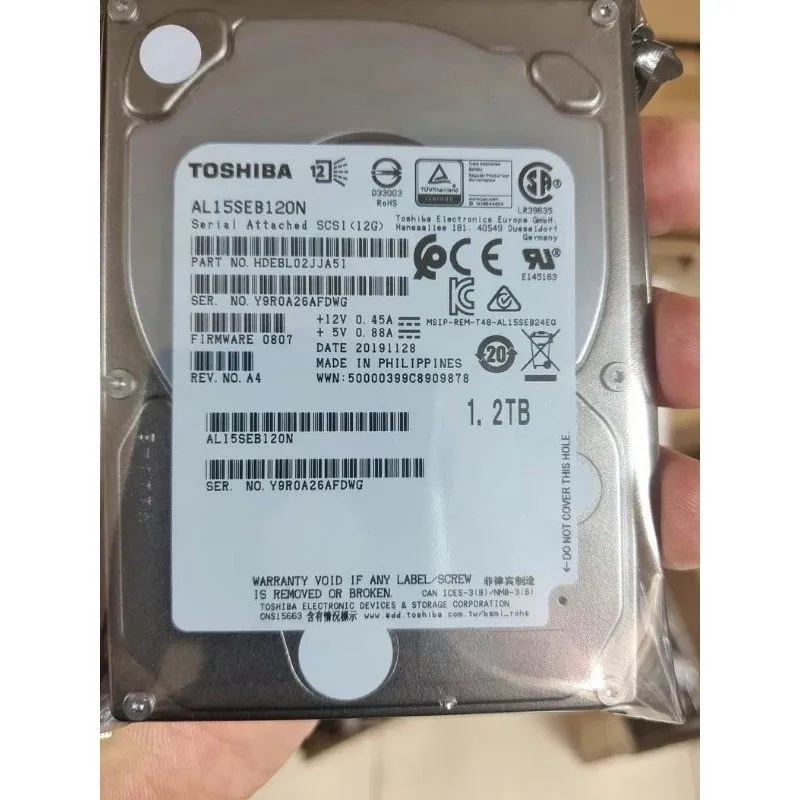 Жёсткий диск Cisco 58-100249-01 1.2TB 10K RPM SAS 12Gbps 2.5" HDD Toshiba AL15SE