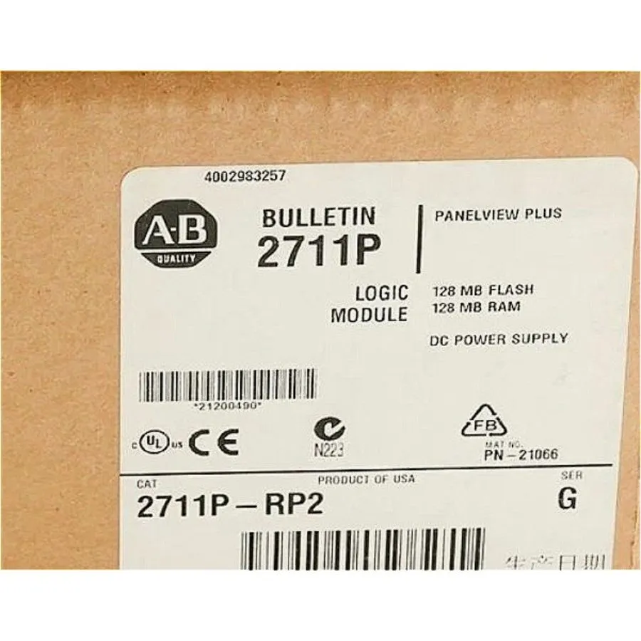 Панель оператора One Allen-Bradley 2711P-RP2 SER G