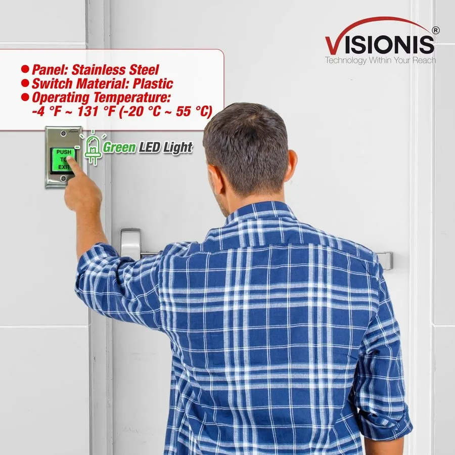 Оборудование видеонаблюдения Visionis FPC-7491 VIS-7000 Green Square Push to Exi — фото лота 1