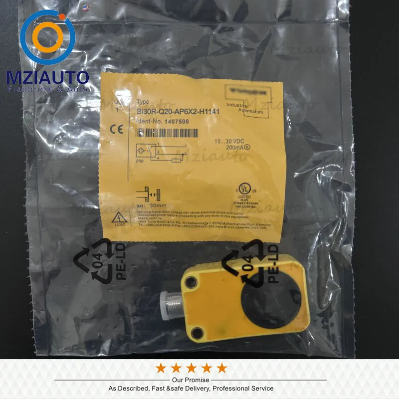 Датчик приближения TURCK BI30R-Q20-AP6X2-H1141 Proximity Sensor, 6mm Range, 10-3