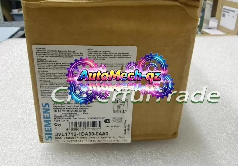 Автоматический выключатель SIEMENS 3VL1712-1DA33-0AA0 Circuit Breaker 125A