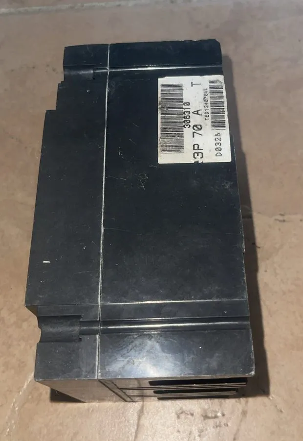 Автоматический выключатель TED134070WL GENERAL ELECTRIC 70 AMP 480V 3 POLE CIRCU