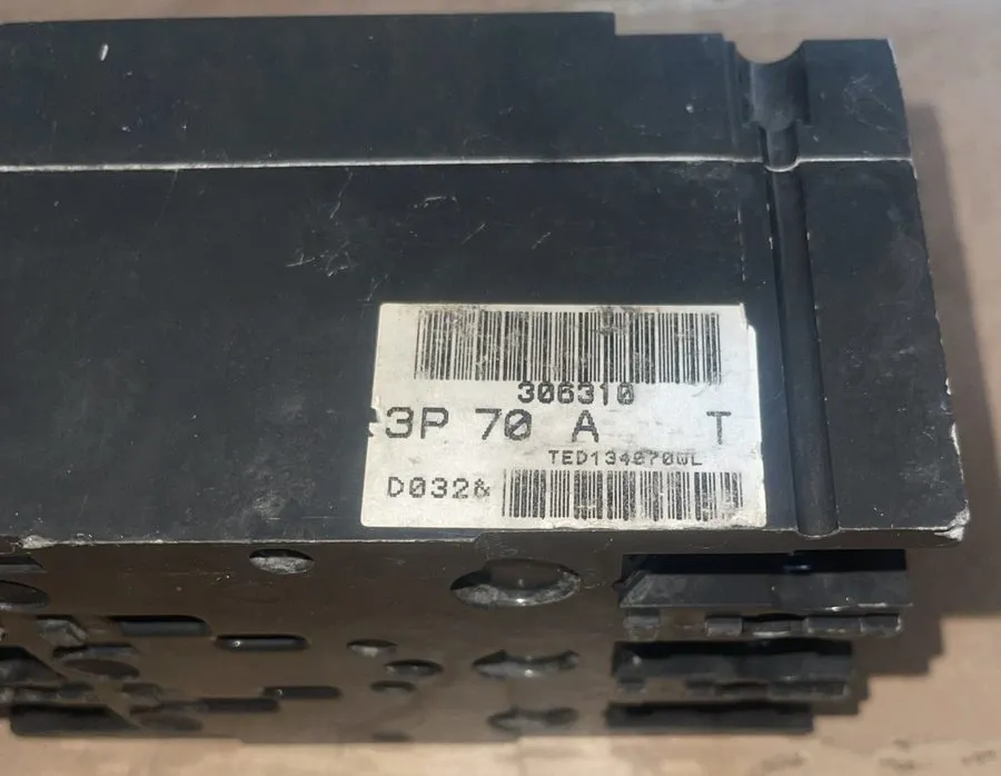Автоматический выключатель TED134070WL GENERAL ELECTRIC 70 AMP 480V 3 POLE CIRCU — фото лота 2