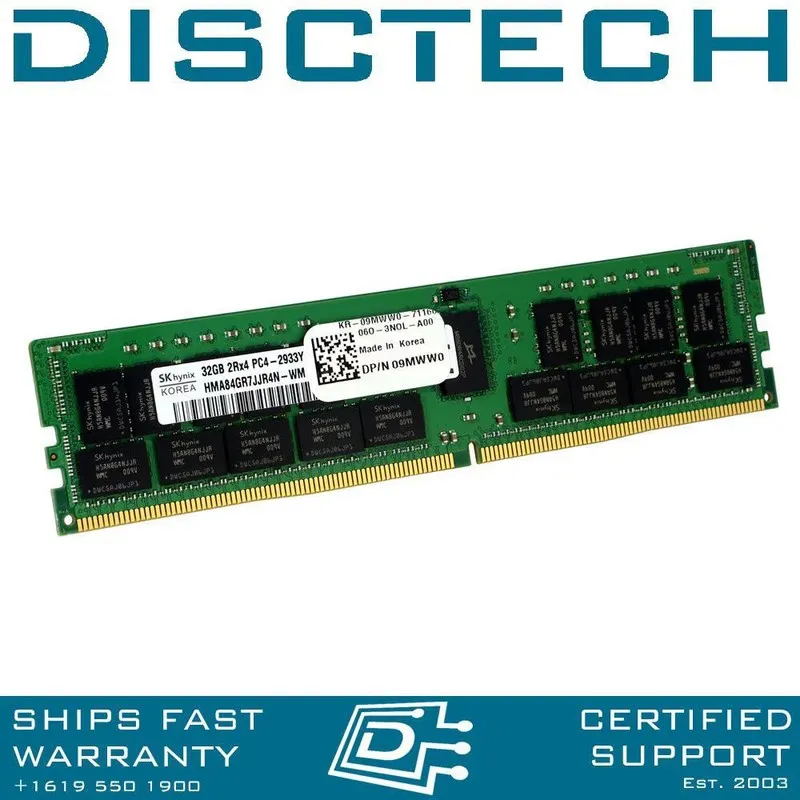 Модуль памяти SKHynix 32GB 2Rx4 DDR4-2933Y ECC REG Server RAM HMA84GR7JJR4N-WM T