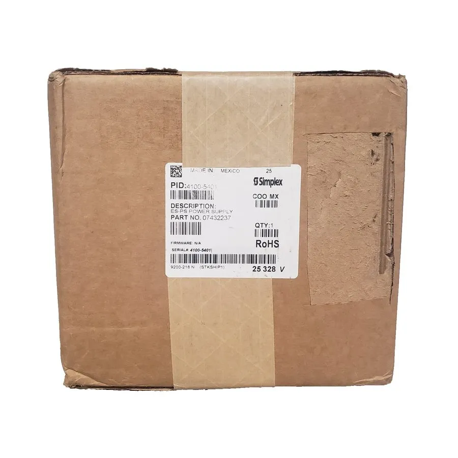 Блок питания Simplex 4100-5401 Fire Alarm Control Panel ES-PS Power Supply 07432