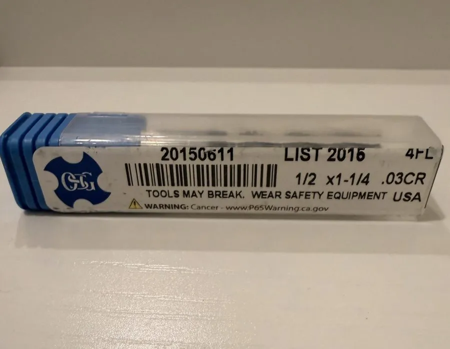 Режущий инструмент Osg 20150611 Carbide End Mill, 2015, 1/2 D, 1 1/4 Cut L — фото лота 1