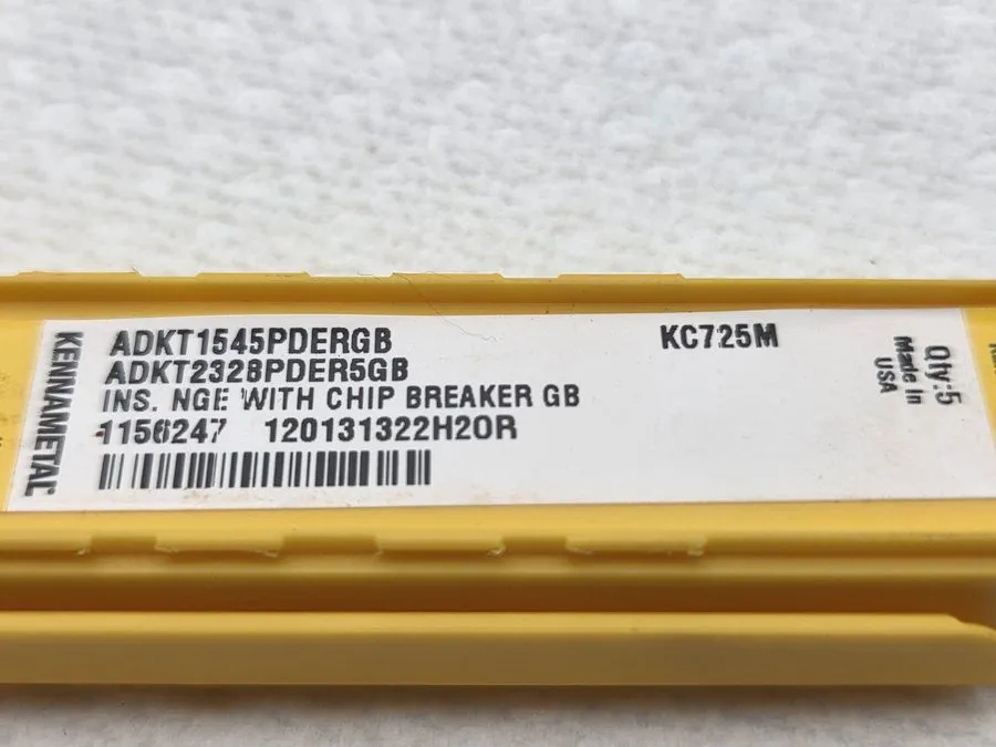 Режущий инструмент Kennametal Solid carbide Milling Insert ADKT1545PDERGB KCPK30