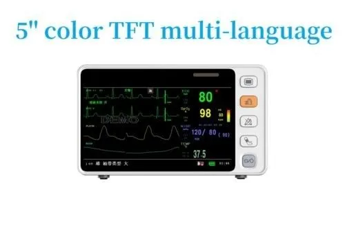 Электрокардиограф CO2 Touch Patient monitor Capnograph Vital Signs ECG NIBP SPO2