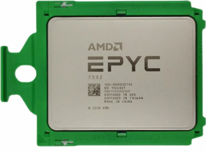 Процессор AMD EPYC 7452 32 cores 64 threads 2.35GHz up to 3.35GHz 155w cpu proce