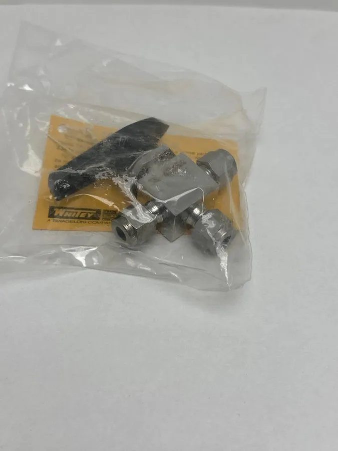 Клапан Whitey Swagelok SS-43XS4 1/4" Ball Valve 2500 PSI Stainless Steel NOD