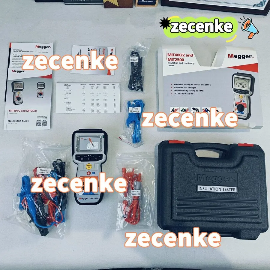 Тестер Megger MIT2500 Insulation Tester, 4.25" Width, 9.00" Length