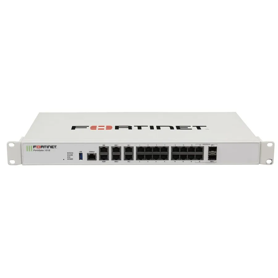 Межсетевой экран FORTINET FORTIGATE-101E NETWORK SECURITY/FIREWALL APPLIANCE — фото лота 1