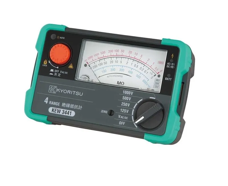 Тестер KYORITSU ANALOG INSULATION TESTER(V/MΩ)125/200,250/200,500/200,1000/2000 