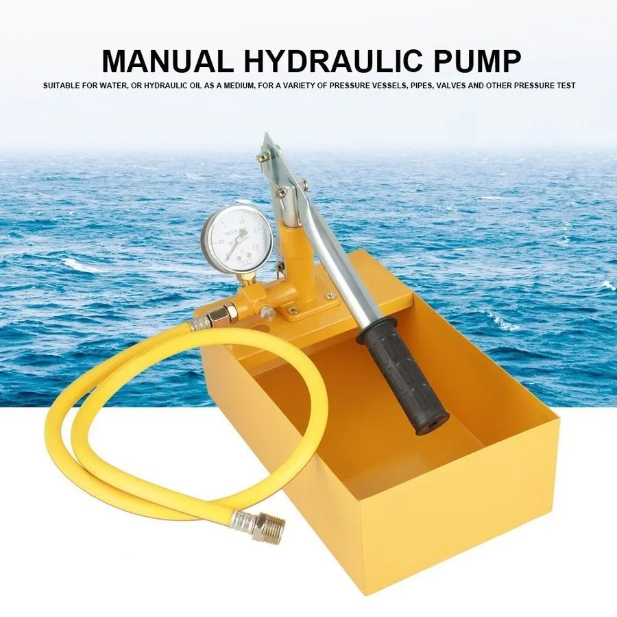 Насос 2.5MPA Electric Pressure Test Pump Hydraulic Piston Testing Pump 220V ss