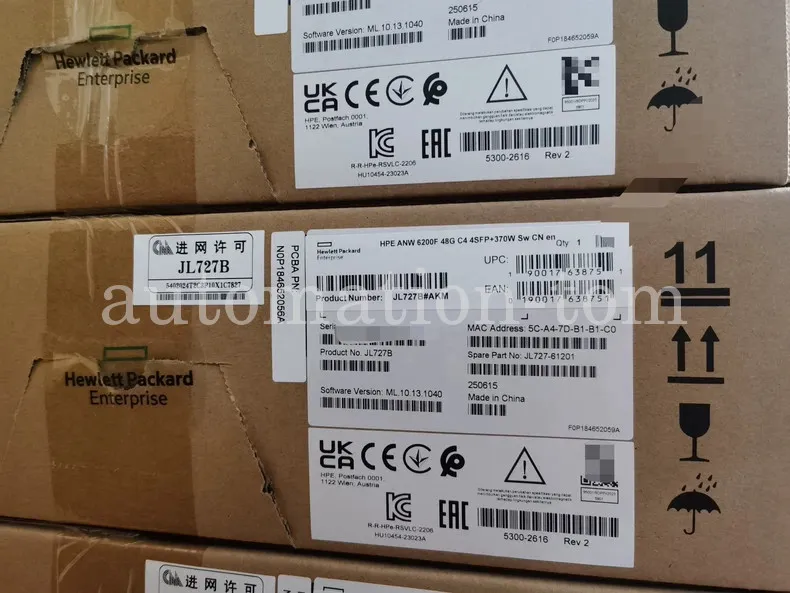Коммутатор HPE JL727B Aruba 6200F 48G Class4 PoE 4SFP+ 370W Switch