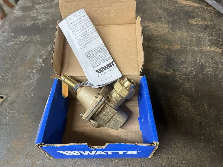 Трубопроводная арматура Watts B1156F S1156F High Capacity 1/2" Bronze Feed Water