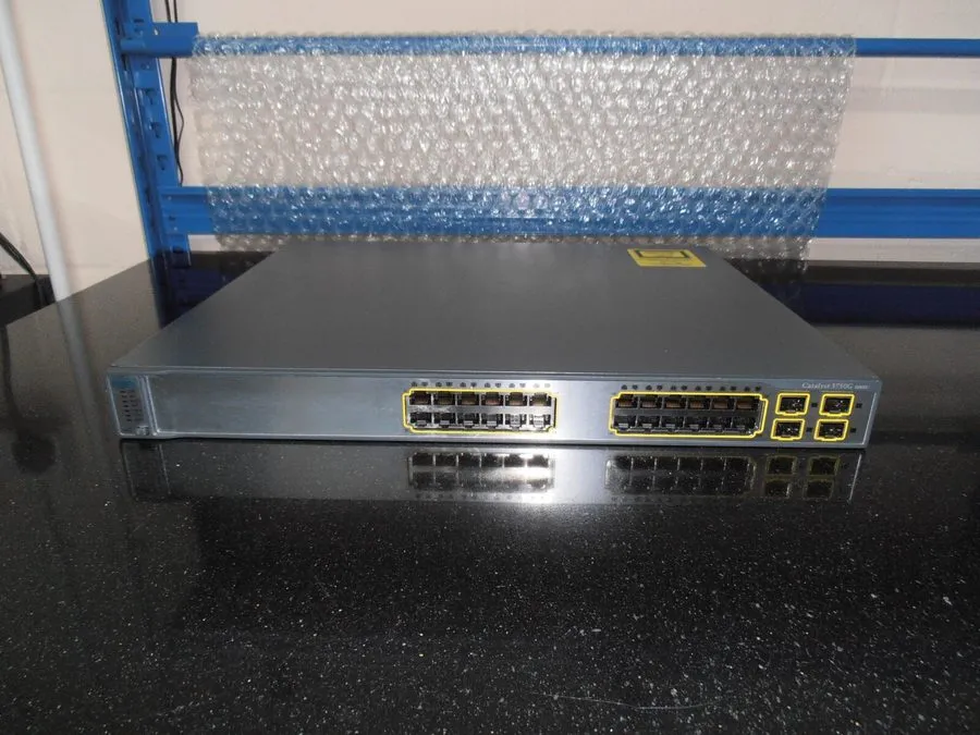 Коммутатор Cisco WS-C3750G-24TS-E1U 24 Port Ethernet Gigabit Switch. 90 Day's . 