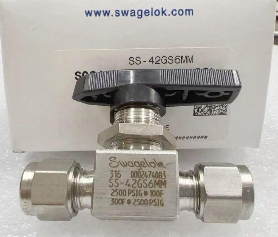 Клапан Swagelok SS-42GS6MM stainless steel ball valve