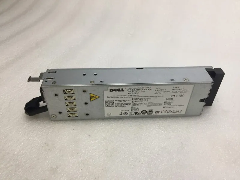 Сервер Dell PowerEdge R610 Server Redundant Power Supply 717 Watt FJVYV A717P-00 — фото лота 1