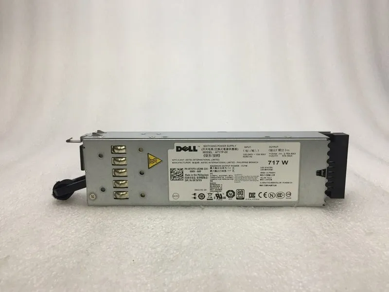 Сервер Dell PowerEdge R610 Server Redundant Power Supply 717 Watt FJVYV A717P-00 — фото лота 3