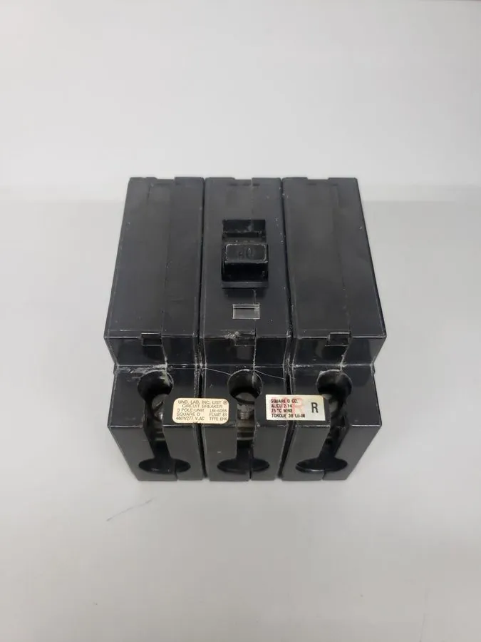 Автоматический выключатель Square D EH34040 40A 3Pole 480V 50/60Hz Circuit Break — фото лота 2