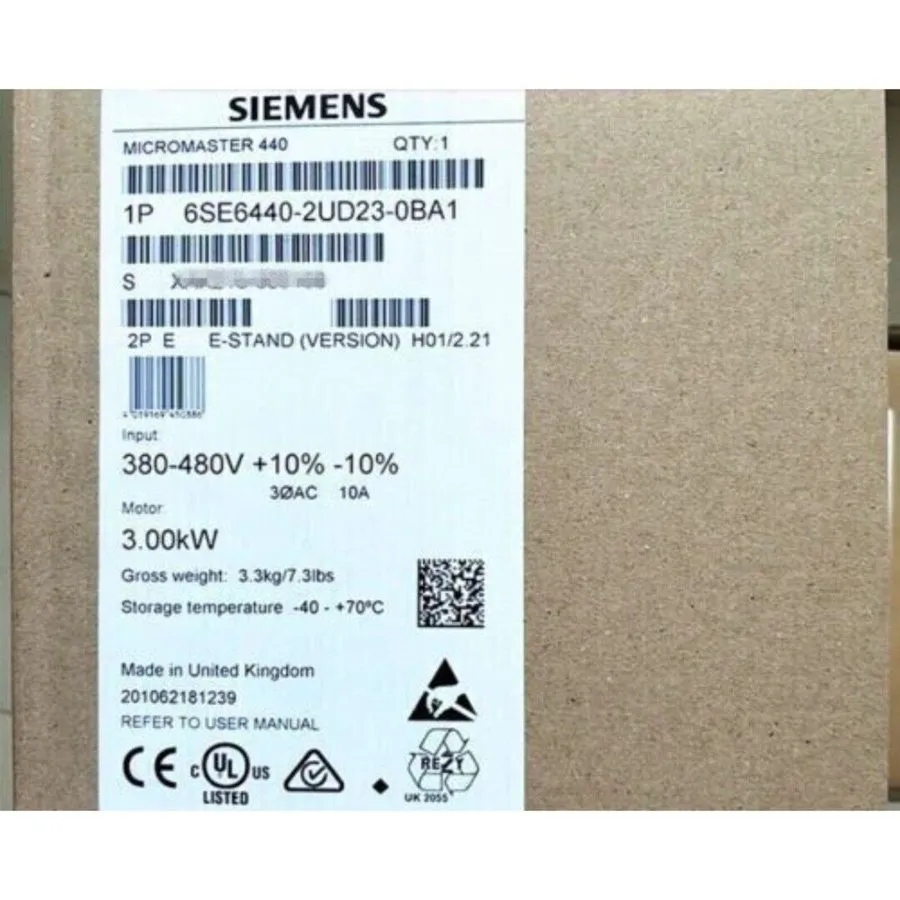 Частотный преобразователь Siemens 6SE6440-2UD23-0BA1 MICROMASTER440 without filt