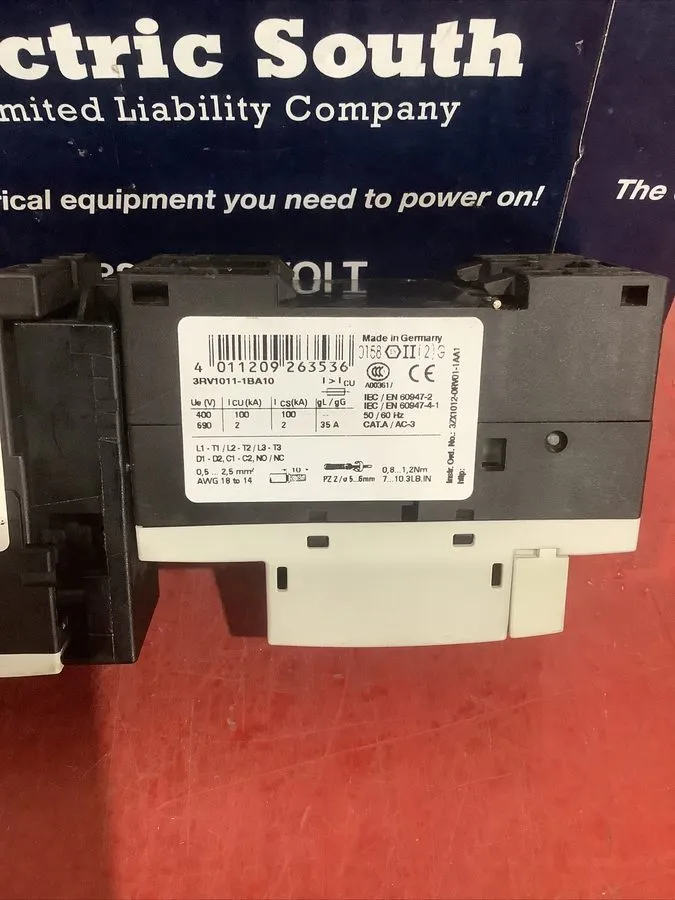 Автоматический выключатель SIEMENS 3RV1011-1BA10 Motor Protection Circuit Breake