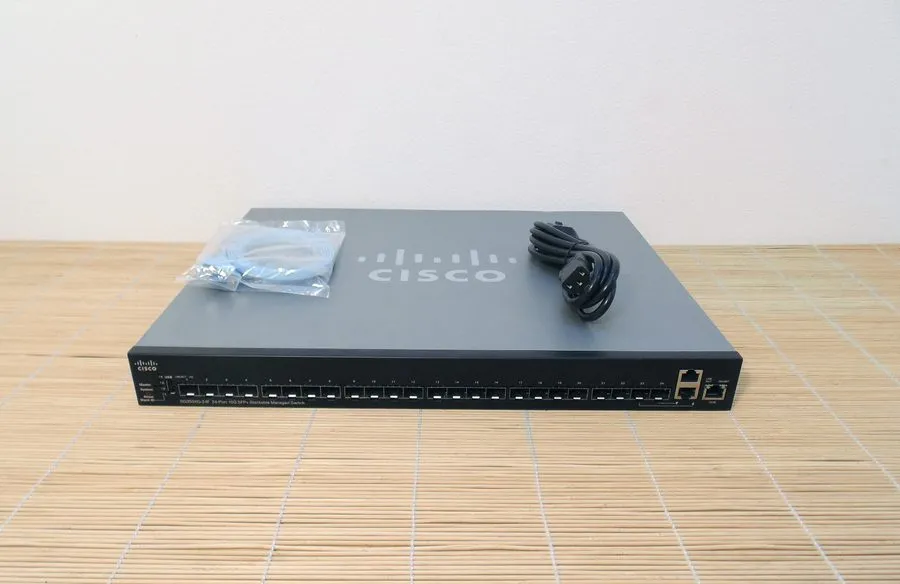 Коммутатор Cisco SG350XG-24F-K9 24-Port 10G SFP+ Stackable Managed Network Switc