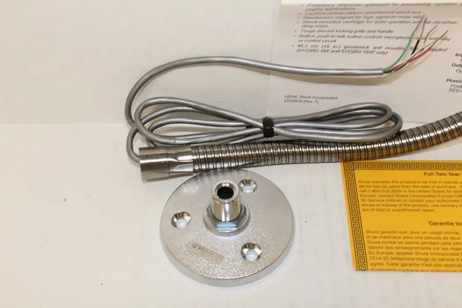 Микрофон Shure 515SBG-18X Dynamic Wired Microphone but — фото лота 2