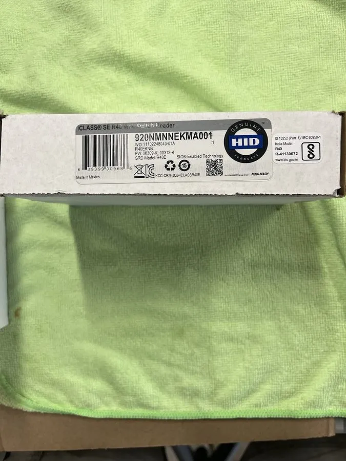 Оборудование видеонаблюдения 920NMNNFKMA001 HID iCLASS Wall Switch er SE R40 Sma — фото лота 1
