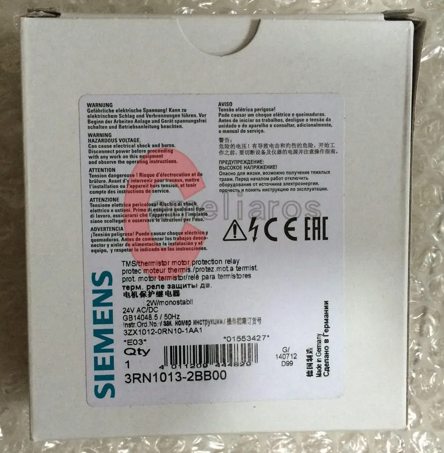 Реле защиты Siemens 3RN1013-2BB00 24 AC/DC Motor protection Relay
