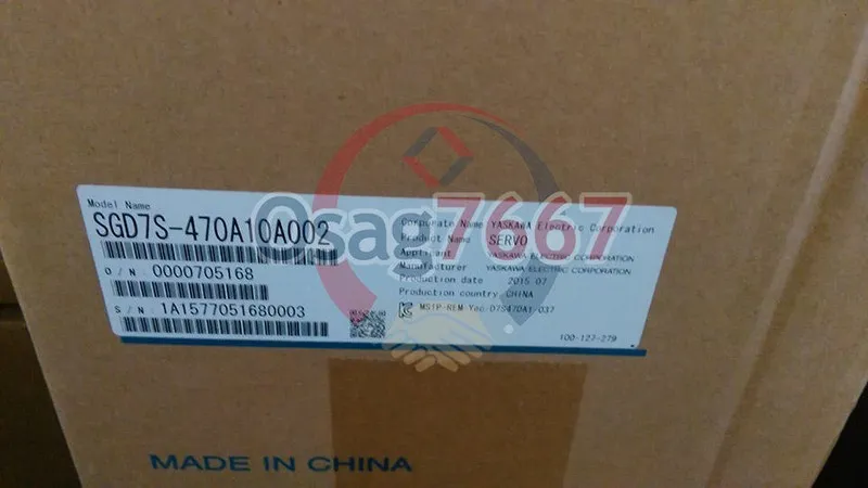 Сервопривод Yaskawa servo drives SGD7S-470A10A002