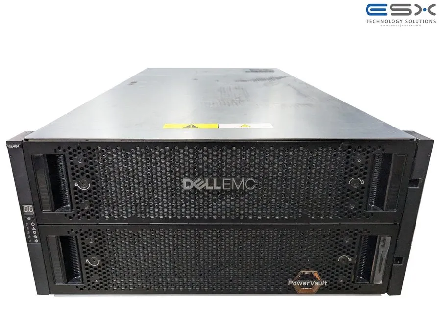 СХД Dell PowerVault ME484 84x3.5 5U Expansion Storage Array 12Gb/s SAS No HDDs