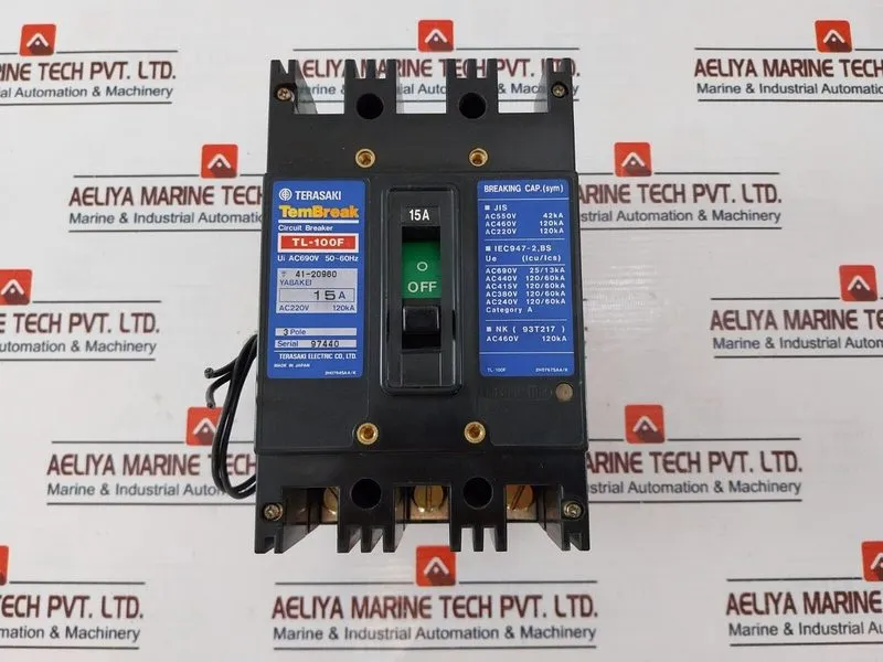 Автоматический выключатель TERASAKI TL-100F Tembreak Circuit Breaker 3 Pole AC69