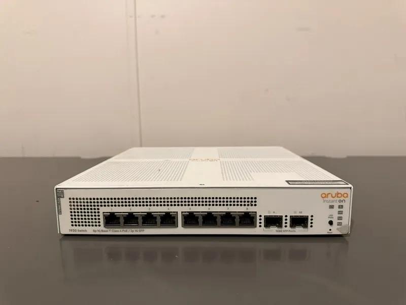 Коммутатор HPE Aruba Instant On 1930 JL681A 8-Port PoE+ 124W Managed Switch