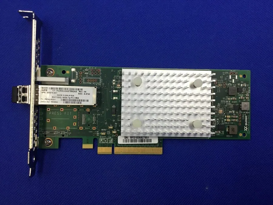 Контроллер P9D93A HPE StoreFabric SN1100Q 16Gb Single Port Fibre Channel HBA QLE