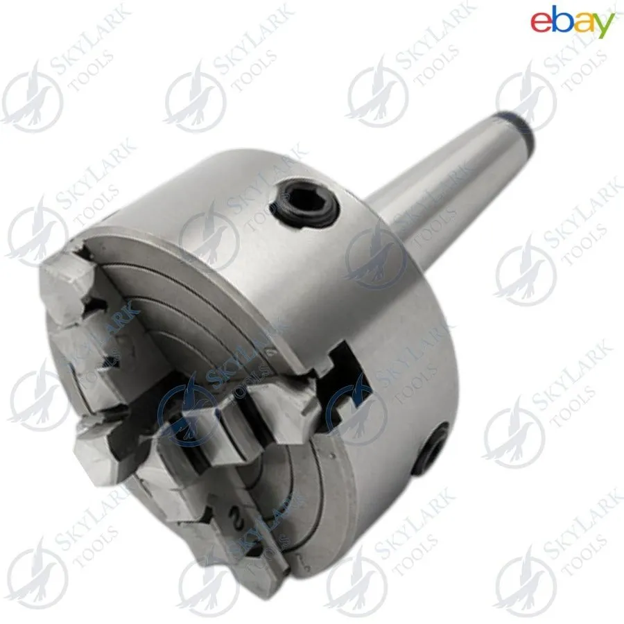 Режущий инструмент Independent Lathe Chuck 4Jaw 70mm Dia. 2-3/4" M14X1 MT2 Shank — фото лота 2
