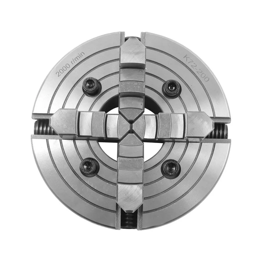 Режущий инструмент K72-200 4-Jaw Lathe Chuck 8" Alloy Steel Self-Centering Chuck