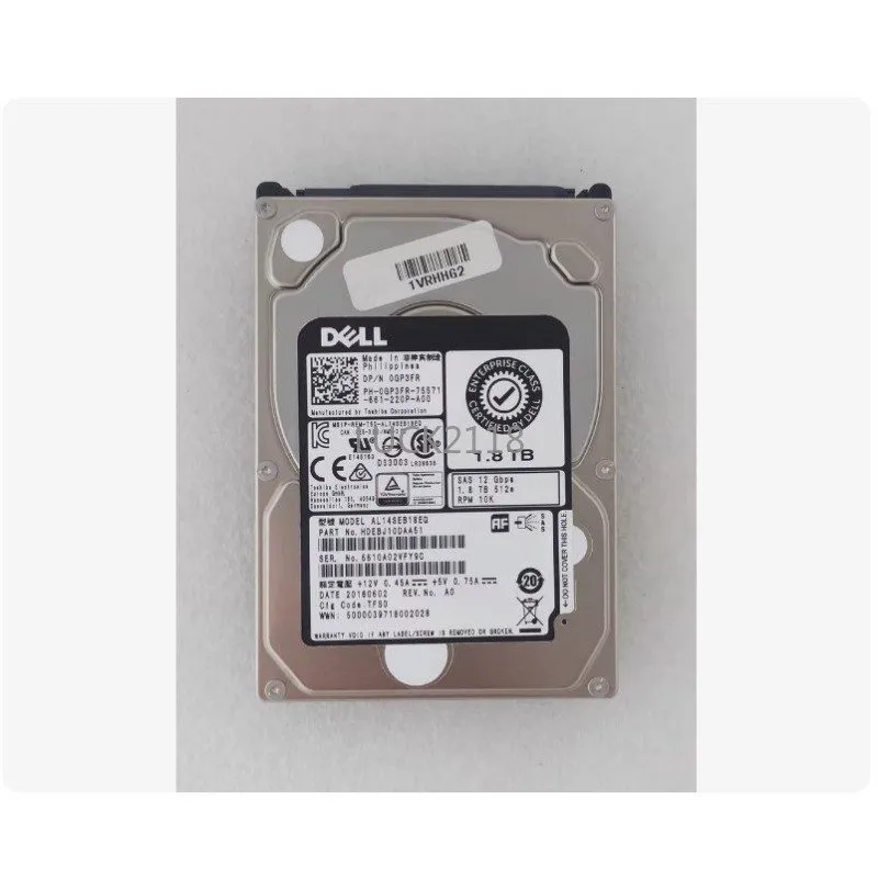 Жёсткий диск Dell 0GP3FR AL14SEB18EQ Internal Desktop HDD 1.8TB 10K 2.5" SAS-3 1