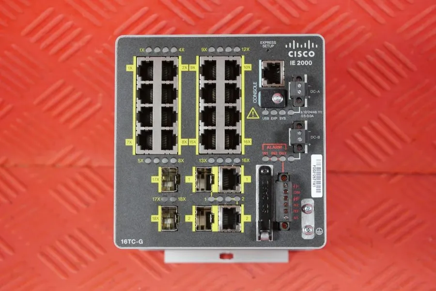 Коммутатор Cisco IE-2000-16TC-G-E Industrial Switch 16-Port Fast Ethernet