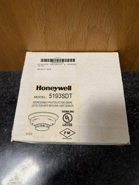 Оборудование пожарной сигнализации 5193SDHoneywell Addressable Photoelectric Smo — фото лота 2