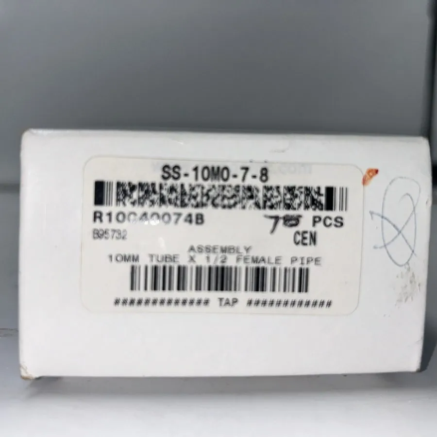 Фитинг Swagelok Tube Fitting,Female Connector,10 mm Tube OD x 1/2 in. SS-10MO-7- — фото лота 2