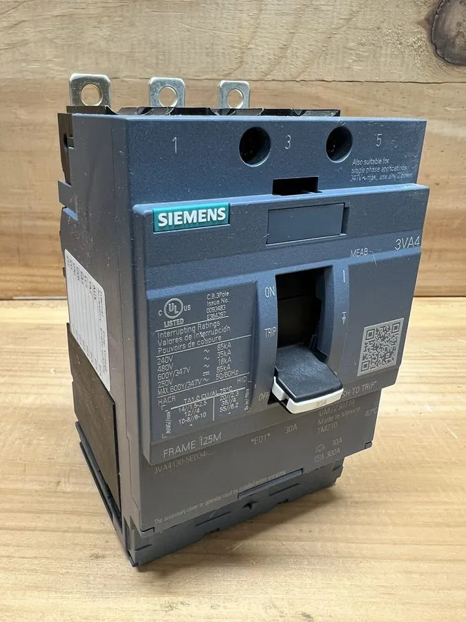 Автоматический выключатель SIEMENS 3VA4120-5ED34-0AA0 ,CIRCUIT BREAKER, 3P/20A /