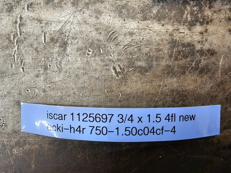 Режущий инструмент Iscar 3/4" Ø 1.5" DOC 4FL ECKI-H4R 750-1.50C04CF-4 IC900 Carb