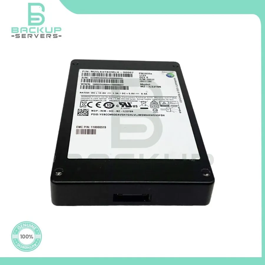 SSD-накопитель Samsung PM1633a MZ-ILS3T8N 3.84TB SAS 12Gbps 2.5" EMC 118000519 I