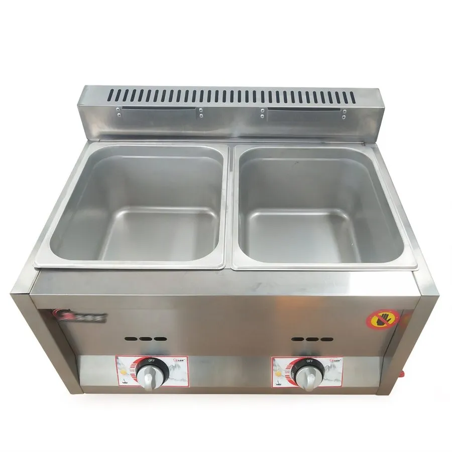 Фритюрница 12L Commercial Propane Deep Fryer Countertop Gas Fryer & 2Baskets LPG — фото лота 2