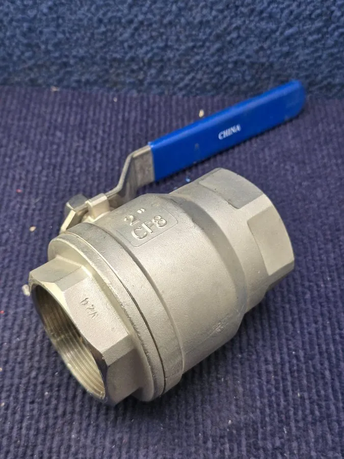 Клапан BII Series SSBV304 V1651: 2" Full Port 304 Stainless Steel Ball Valve, Le