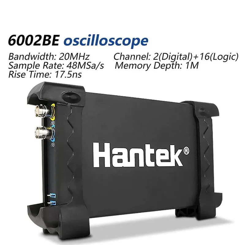 Осциллограф Hantek 6022BE 2CH FFT 20Mhz 48MSa/s PC Based USB Digital Storage Osc — фото лота 4